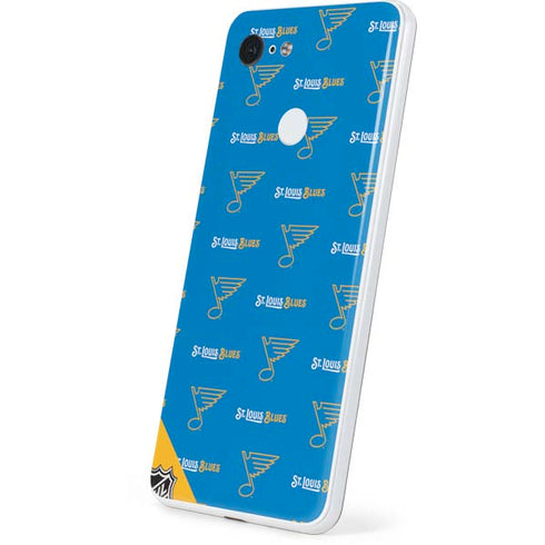 NHL St. Louis Blues Pattern Google Pixel 3 Skin